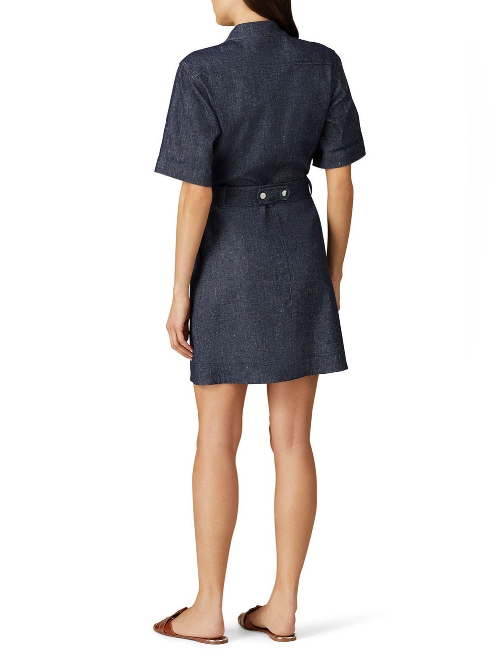 A.L.C Denim Romi Dress/Size 6 - Picture 3 of 12